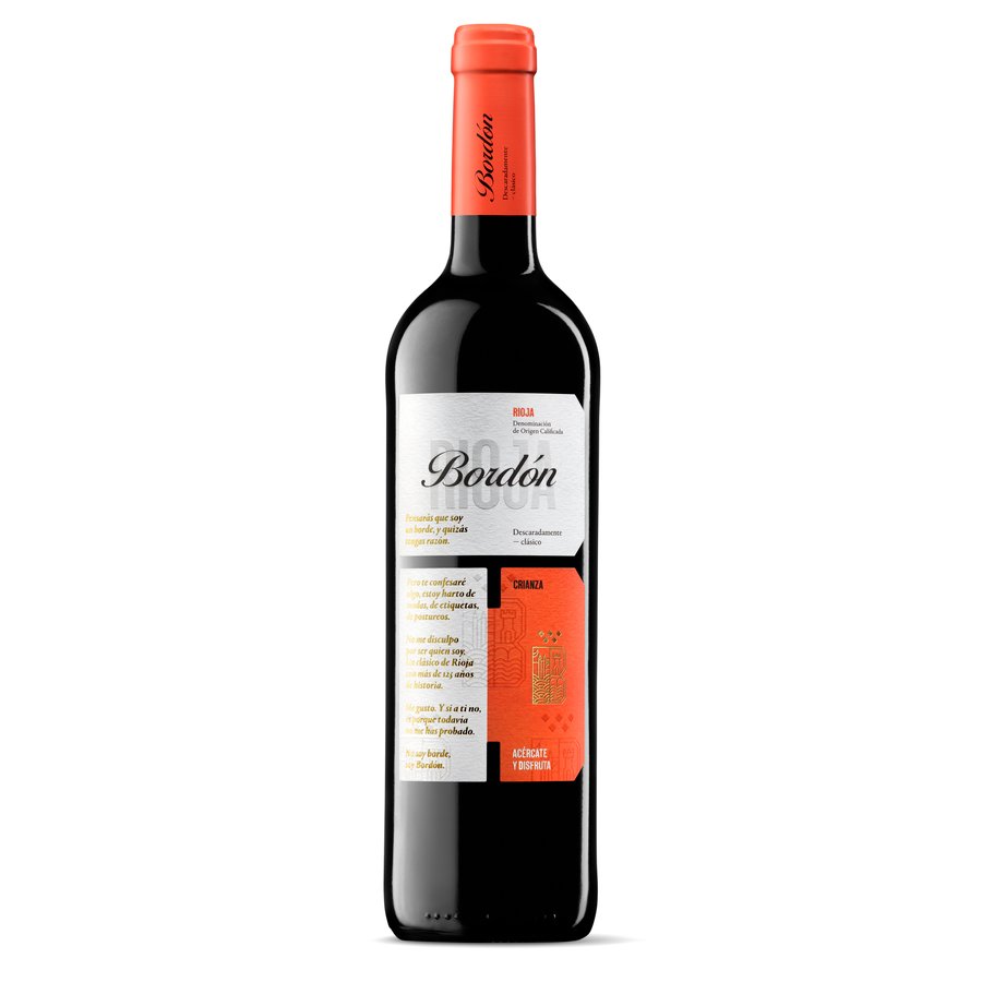 Vino D.O. Rioja BORDÓN crianza tinto botella 75 cl