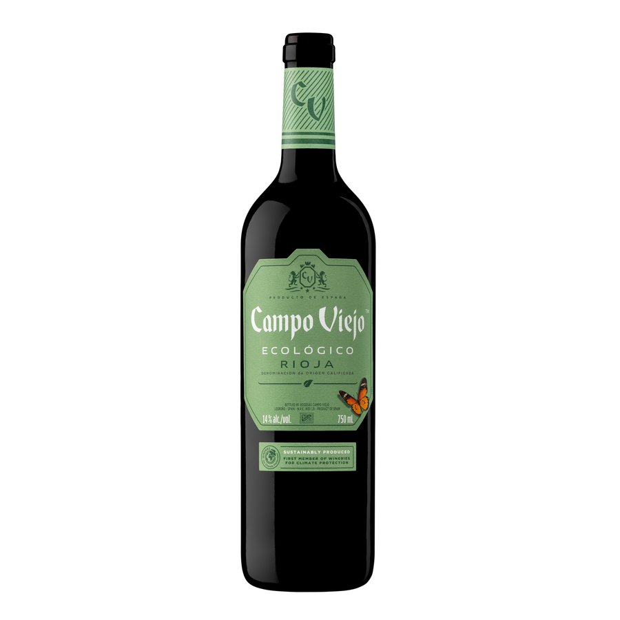 Vino D.O. Rioja tinto CAMPO VIEJO ecológico cosecha botella 75 cl