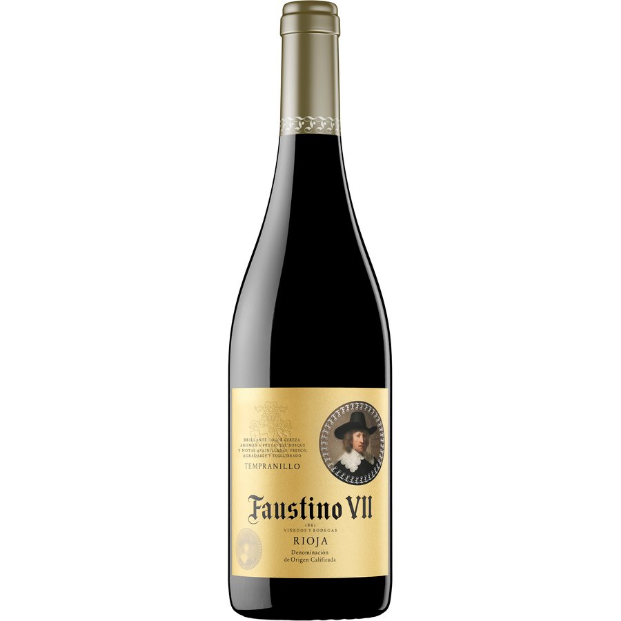 Vino D.O Rioja FAUSTINO VII tinto botella 75 cl