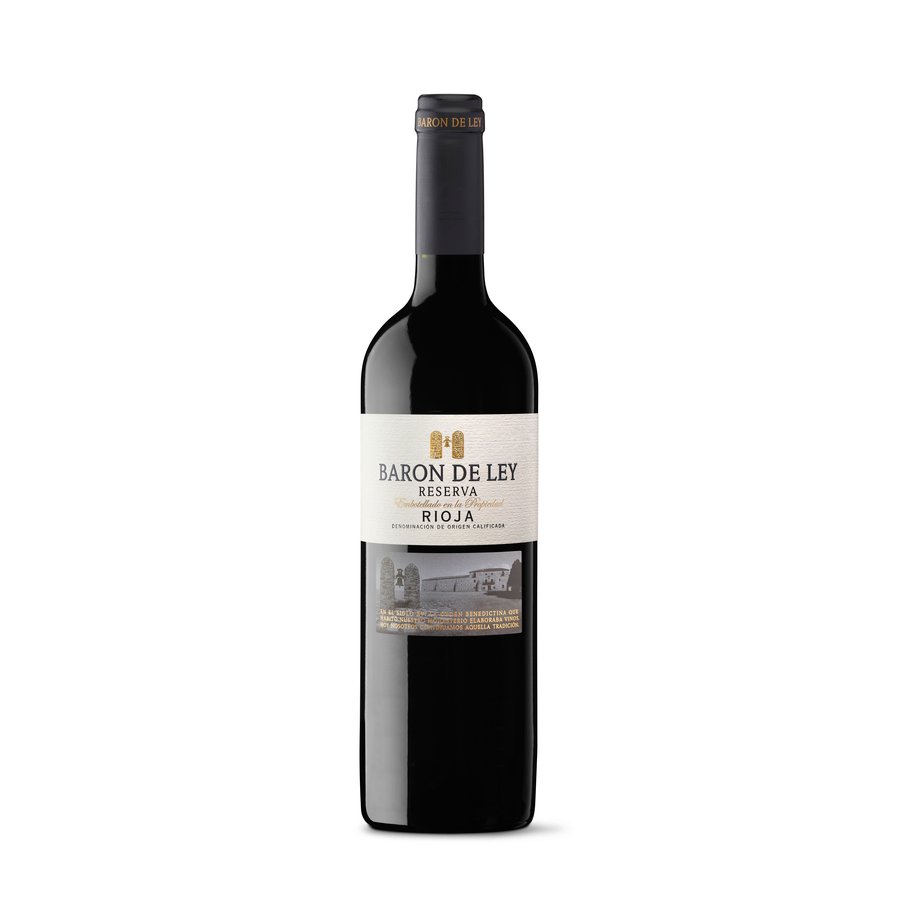 Vino BARON DE LEY reserva botella 75 cl.