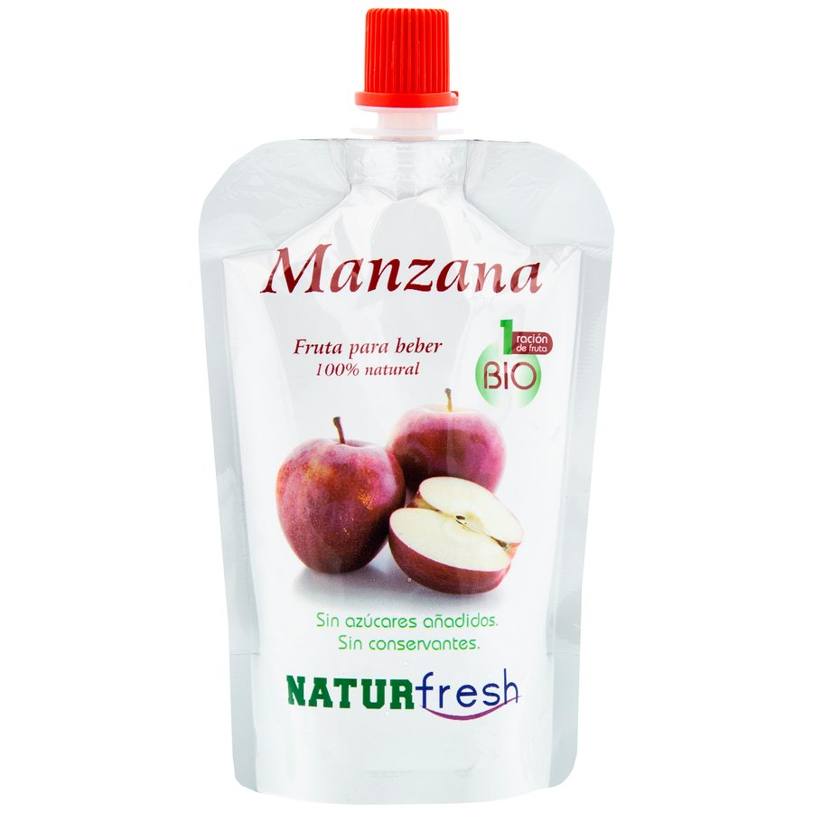 Fruta para beber manzana NATURFRESH eco pouch 100 g