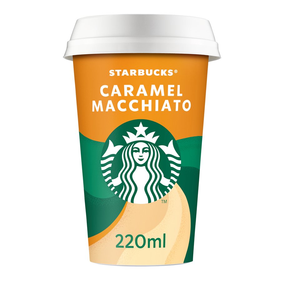 Café refrigerado STARBUCKS caramel macchiato 220 ml